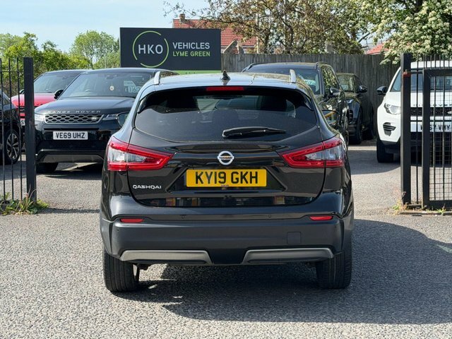 Nissan Qashqai 2019 1.3 Dig-t Tekna Euro 6 Ss KY19GKH Black #3