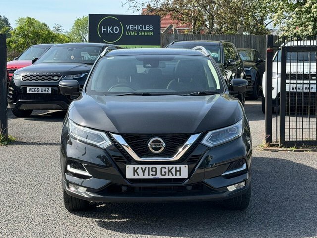Nissan Qashqai 2019 1.3 Dig-t Tekna Euro 6 Ss KY19GKH Black #2