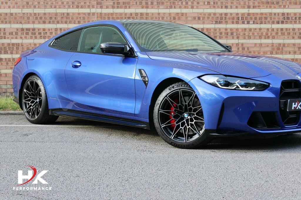 BMW M4 Coupe 3.0 Biturbo Competition Steptronic M Xdrive YC23UWF Blue #4