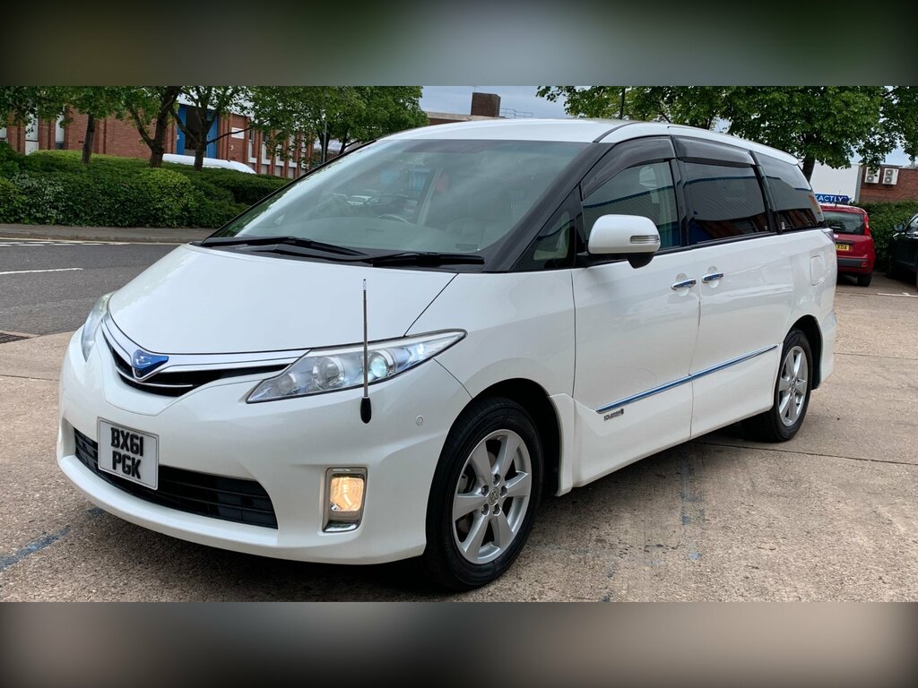 Toyota Estima G Model 2.4 Hybrid 7 Seats 4Wd Ulez White #2
