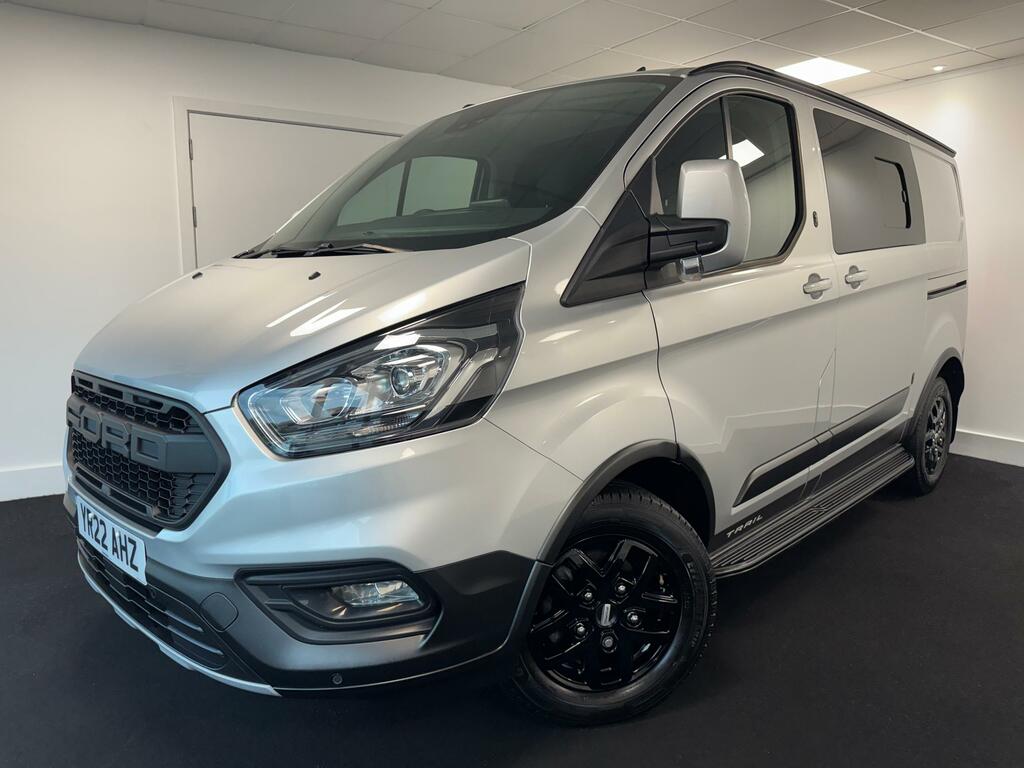 Ford Transit Custom 2 Berth Camper Van 2.0 300 Ecoblue Trail Panel Van Silver