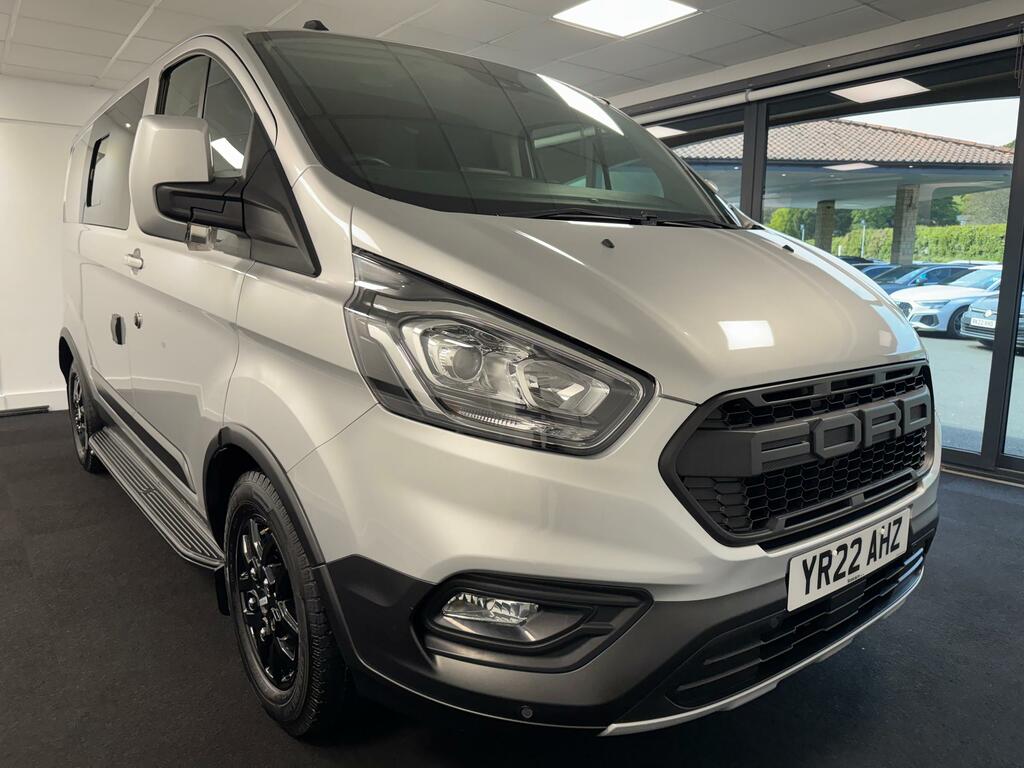 Ford Transit Custom 2 Berth Camper Van 2.0 300 Ecoblue Trail Panel Van YR22AHZ Silver #4