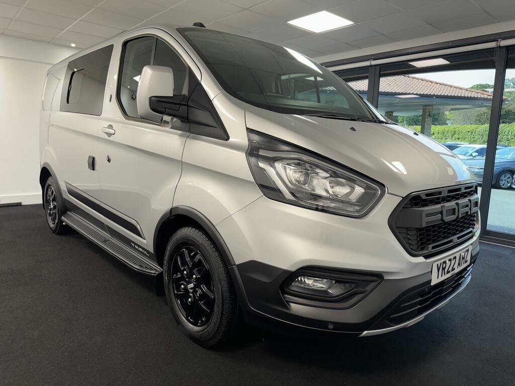 Ford Transit Custom 2 Berth Camper Van 2.0 300 Ecoblue Trail Panel Van YR22AHZ Silver #3