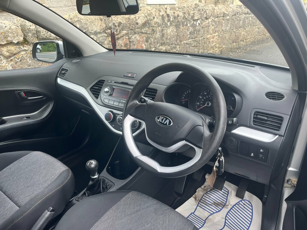 Kia Picanto 1.0 1 Air Hatchback Euro 5 68 B LB63GZT Silver #3