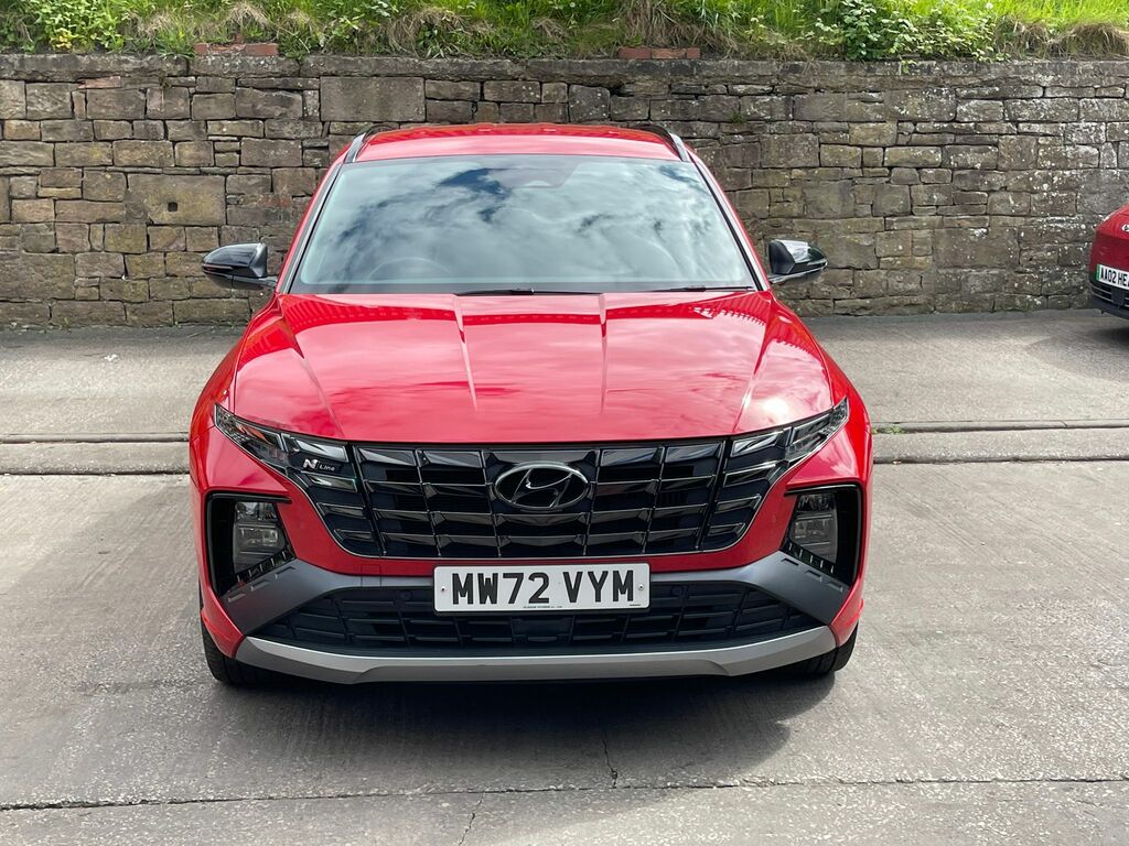 Hyundai Tucson 1.6 Tgdi Hybrid 230 N Line 2Wd MW72VYM Red #3