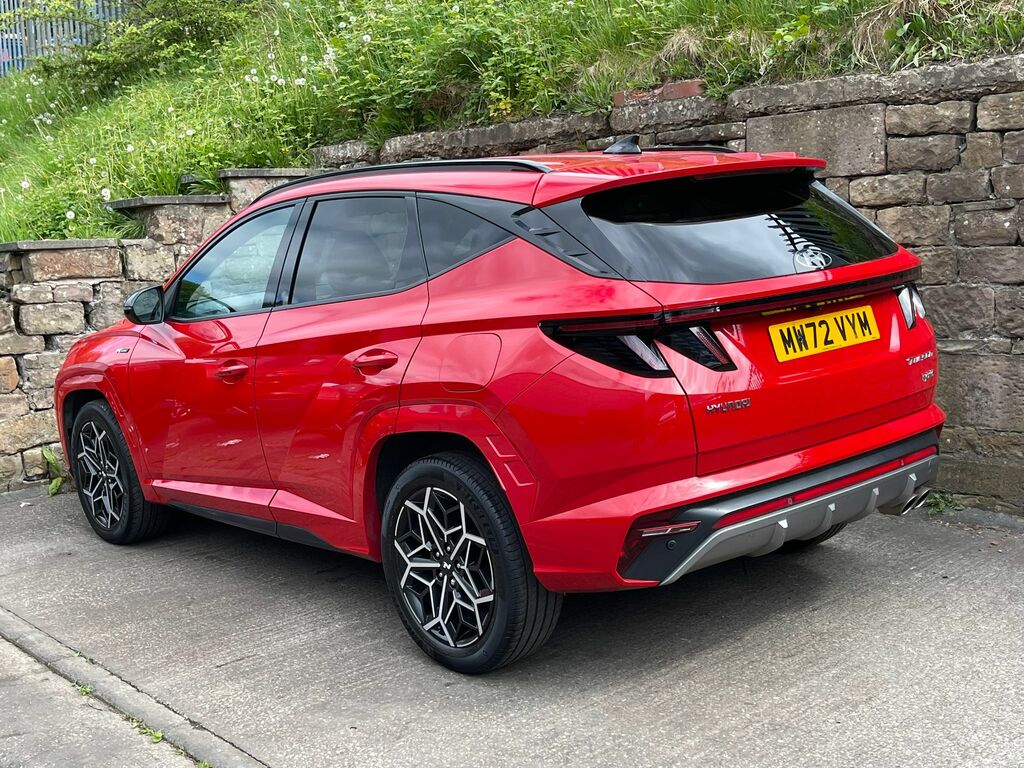 Hyundai Tucson 1.6 Tgdi Hybrid 230 N Line 2Wd MW72VYM Red #4