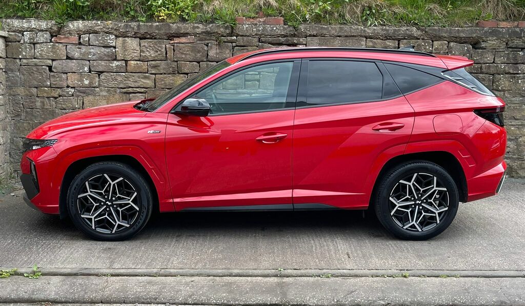 Hyundai Tucson 1.6 Tgdi Hybrid 230 N Line 2Wd MW72VYM Red #2