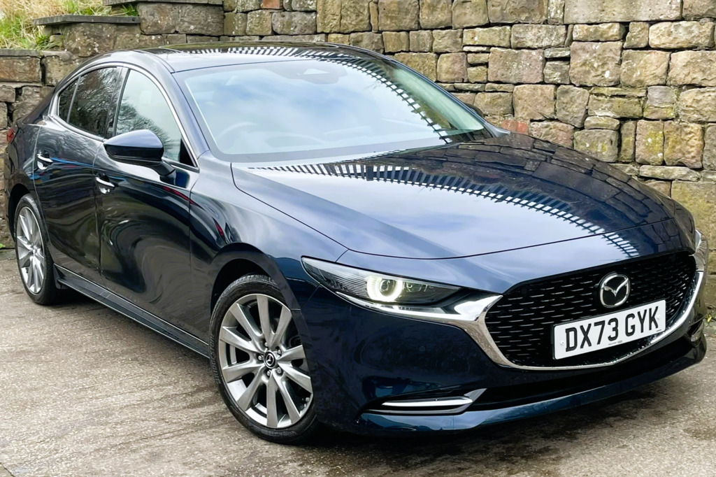 Mazda 3 2.0 E-skyactiv X Mhev 186 Exclusive-line Blue