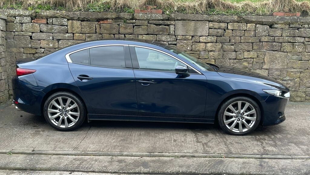 Mazda 3 2.0 E-skyactiv X Mhev 186 Exclusive-line Blue #4