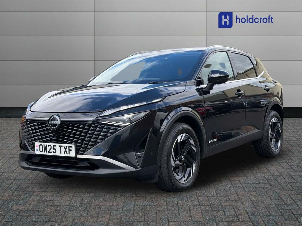 Nissan Qashqai 1.5 E-power N-connecta Glass Roof OW25TXF Black #6