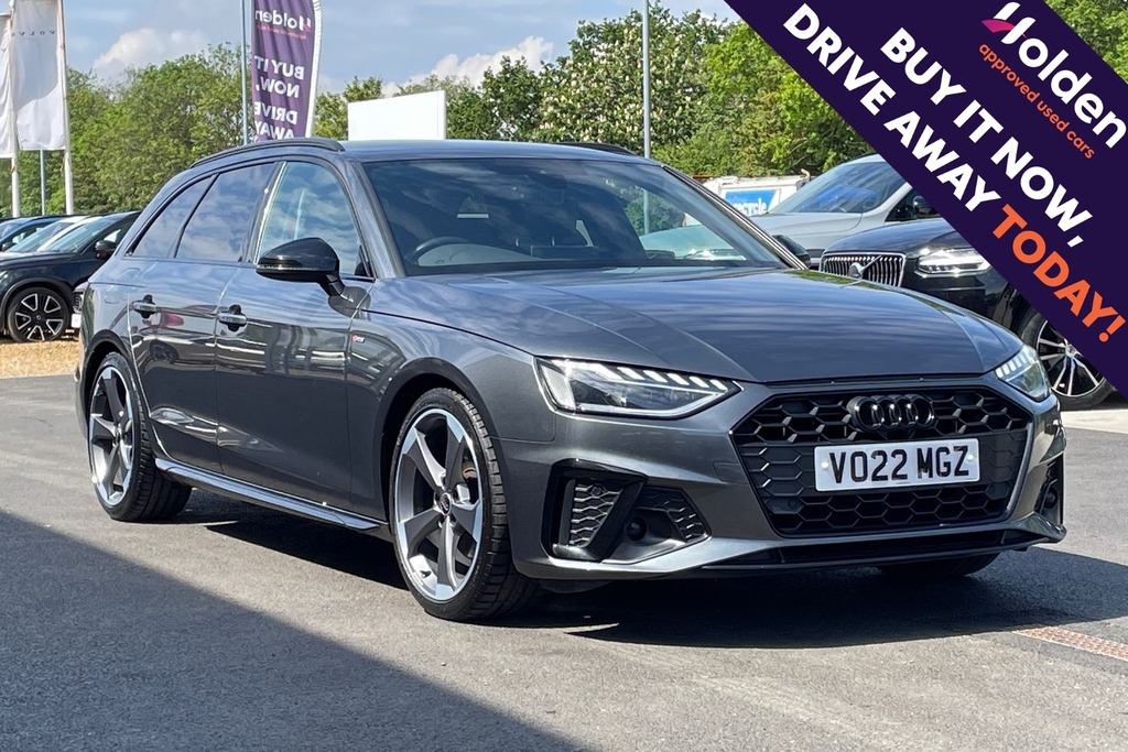 Audi A4 Avant Black Edition Grey