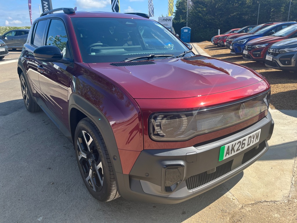 Renault 4 E-Tech Techno Red