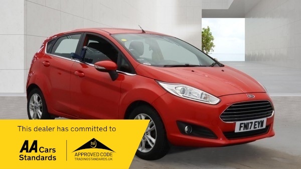 Ford Fiesta 1.0T Ecoboost Zetec Hatchback Red