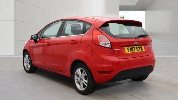 Ford Fiesta 1.0T Ecoboost Zetec Hatchback FN17EYW Red #3