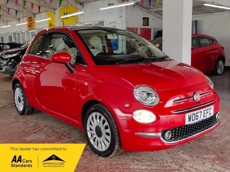 Fiat 500 1.2 Lounge Hatchback Red
