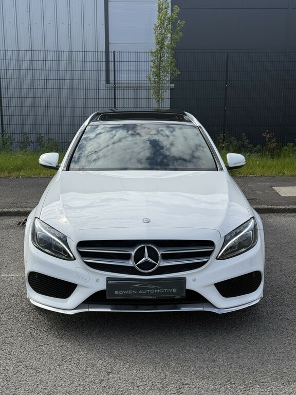 Mercedes-Benz C Class Estate 2.1 C220 Bluetec Amg Line 201515 DA15VRG White #2