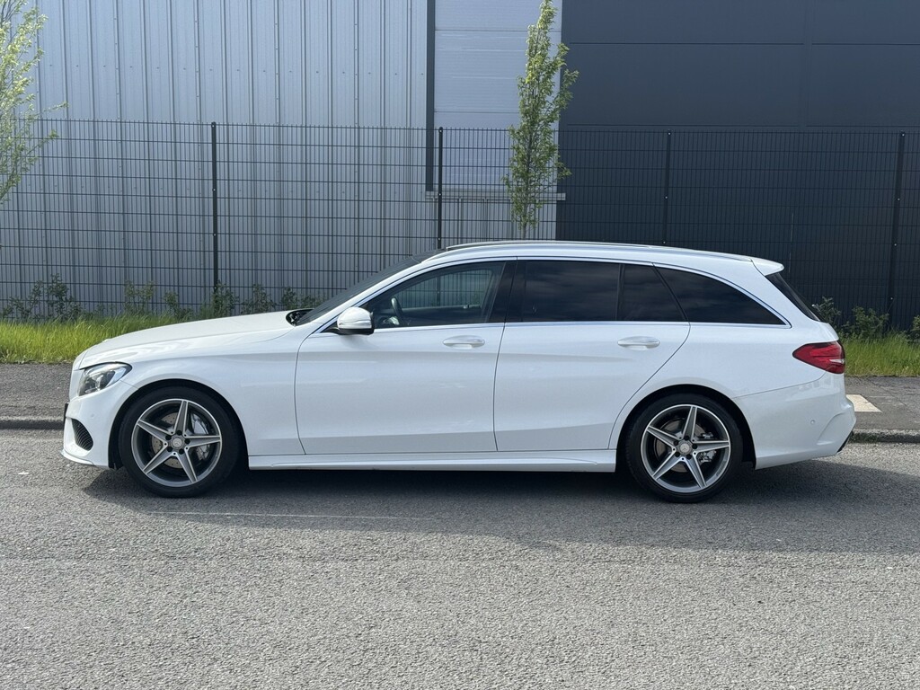 Mercedes-Benz C Class Estate 2.1 C220 Bluetec Amg Line 201515 DA15VRG White #5