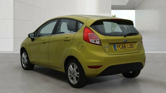 Ford Fiesta 1.0T Ecoboost Zetec Hatchback YC66LUD Yellow #3