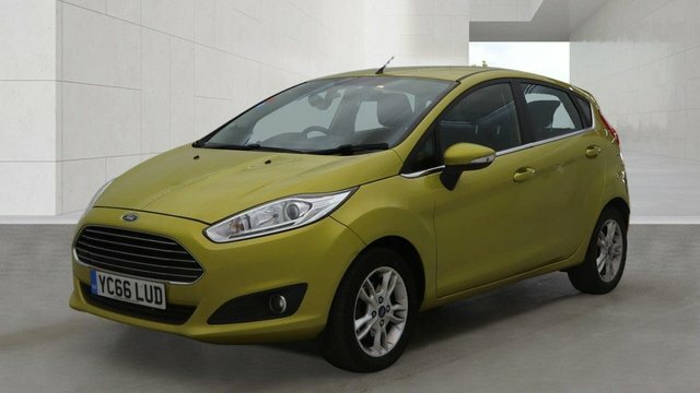 Ford Fiesta 1.0T Ecoboost Zetec Hatchback YC66LUD Yellow #2
