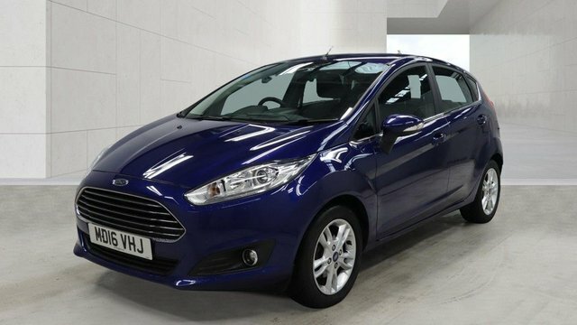 Ford Fiesta 1.0T Ecoboost Zetec Hatchback MD16VHJ Blue #2