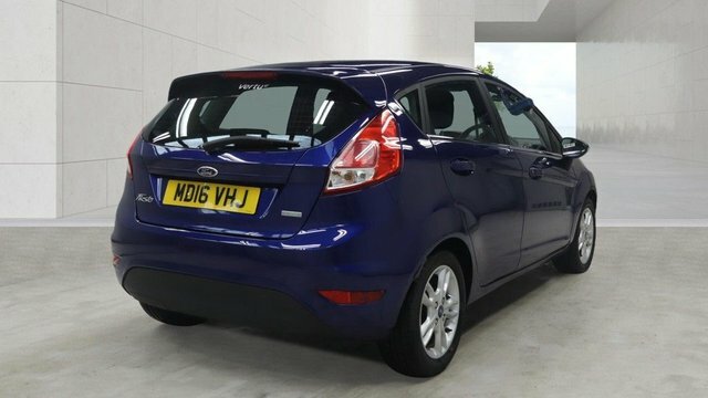 Ford Fiesta 1.0T Ecoboost Zetec Hatchback MD16VHJ Blue #4