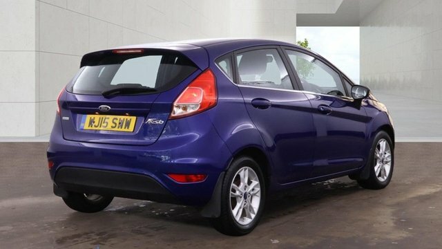 Ford Fiesta 1.0T Ecoboost Zetec Hatchback WJ15SWW Blue #4