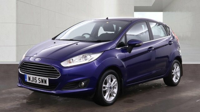 Ford Fiesta 1.0T Ecoboost Zetec Hatchback WJ15SWW Blue #2