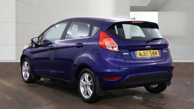 Ford Fiesta 1.0T Ecoboost Zetec Hatchback WJ15SWW Blue #3