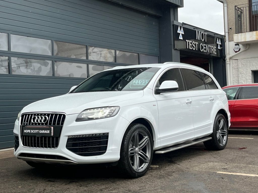Audi Q7 3L S Line Sport Edition White #5
