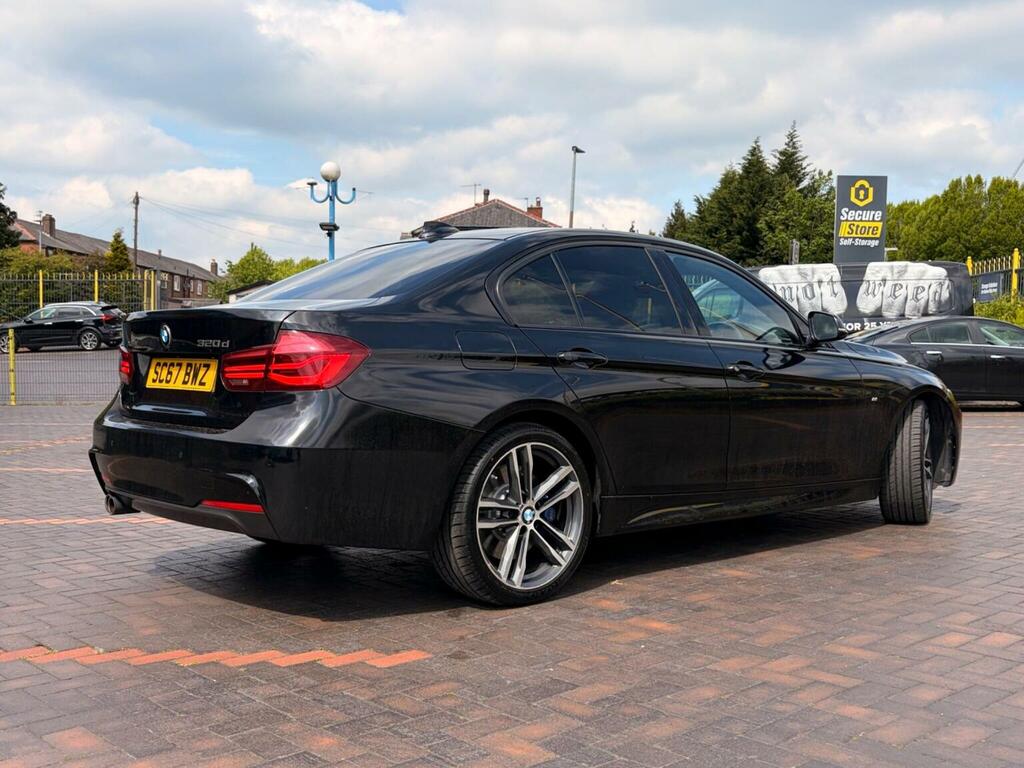BMW 3 Series Saloon 2.0 320D M Sport Shadow Edition Xdrive SC67BWZ Black #6