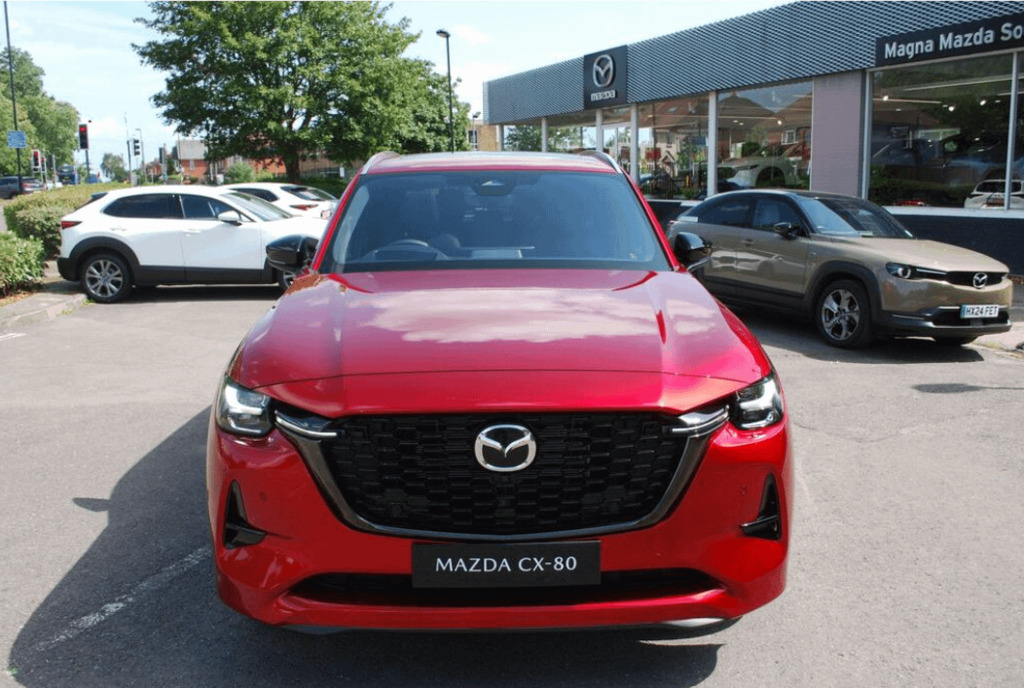 Mazda CX-80 3.3 E-skyactiv D Mhev Homura Plus Suv H Red #2
