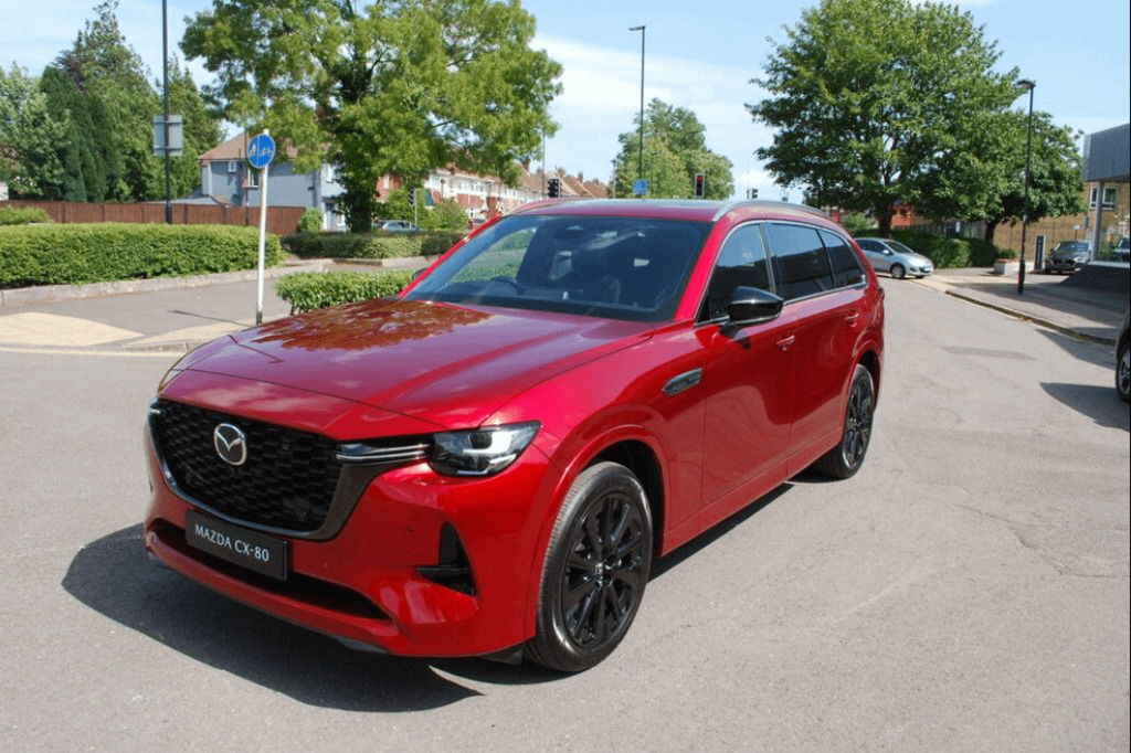 Mazda CX-80 3.3 E-skyactiv D Mhev Homura Plus Suv H Red #3