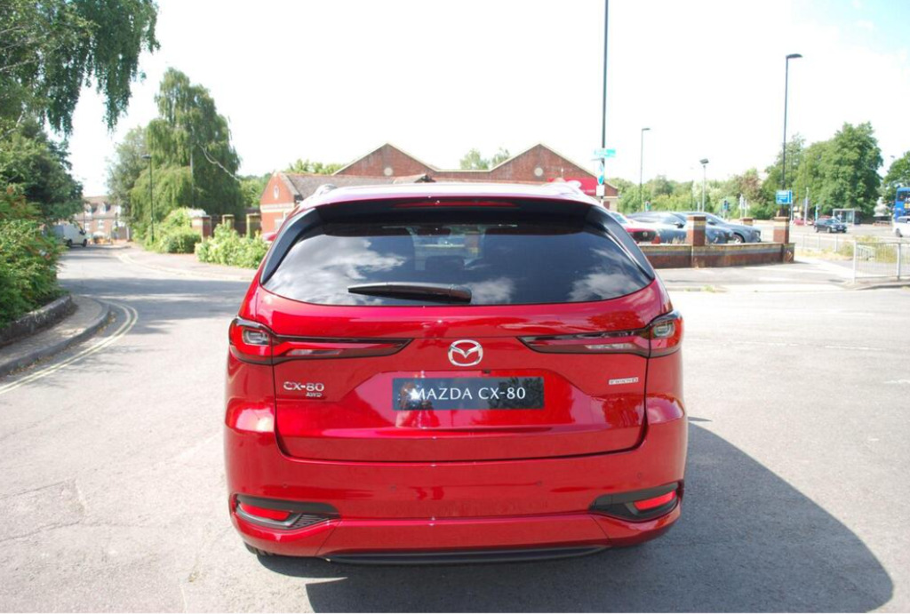 Mazda CX-80 3.3 E-skyactiv D Mhev Homura Plus Suv H Red #6