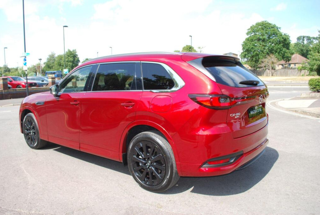 Mazda CX-80 3.3 E-skyactiv D Mhev Homura Plus Suv H Red #4