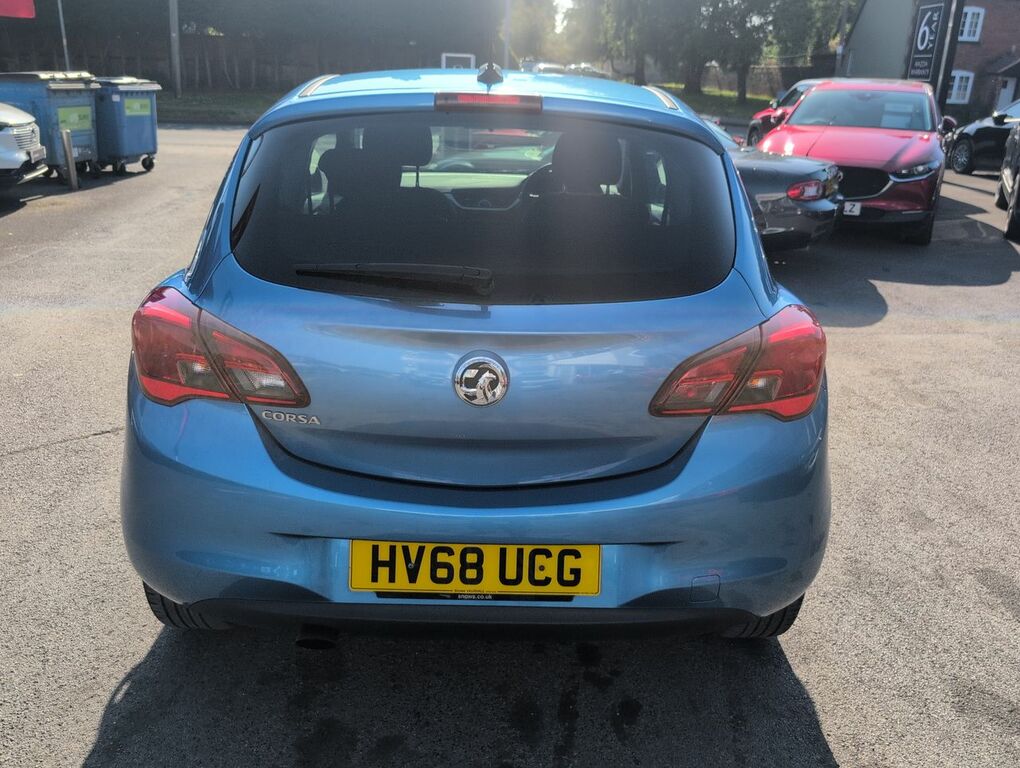 Vauxhall Corsa 1.4I Ecotec Sport Hatchback Euro HV68UCG Blue #4