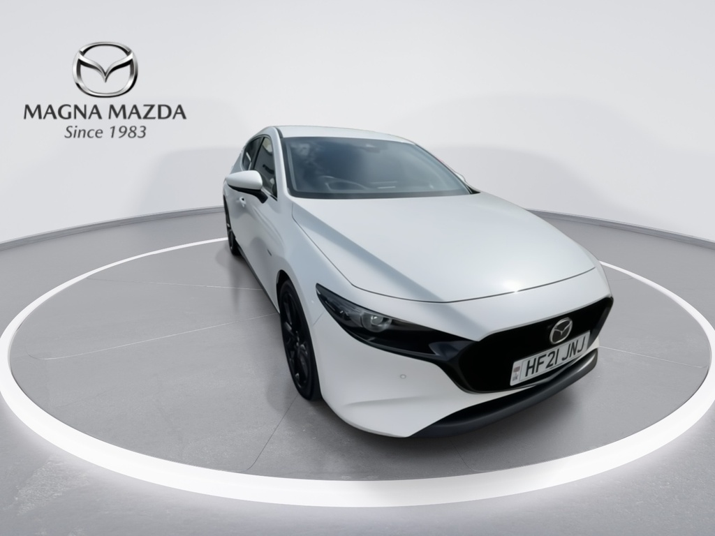 Mazda 3 2.0 Skyactiv-x Mhev 100Th Anniversary Edition Hatc White #3