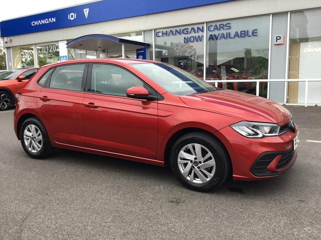Volkswagen Polo 1.0 Tsi Life Hatchback Dsg Euro 6 Ss WP22DUV Red #2