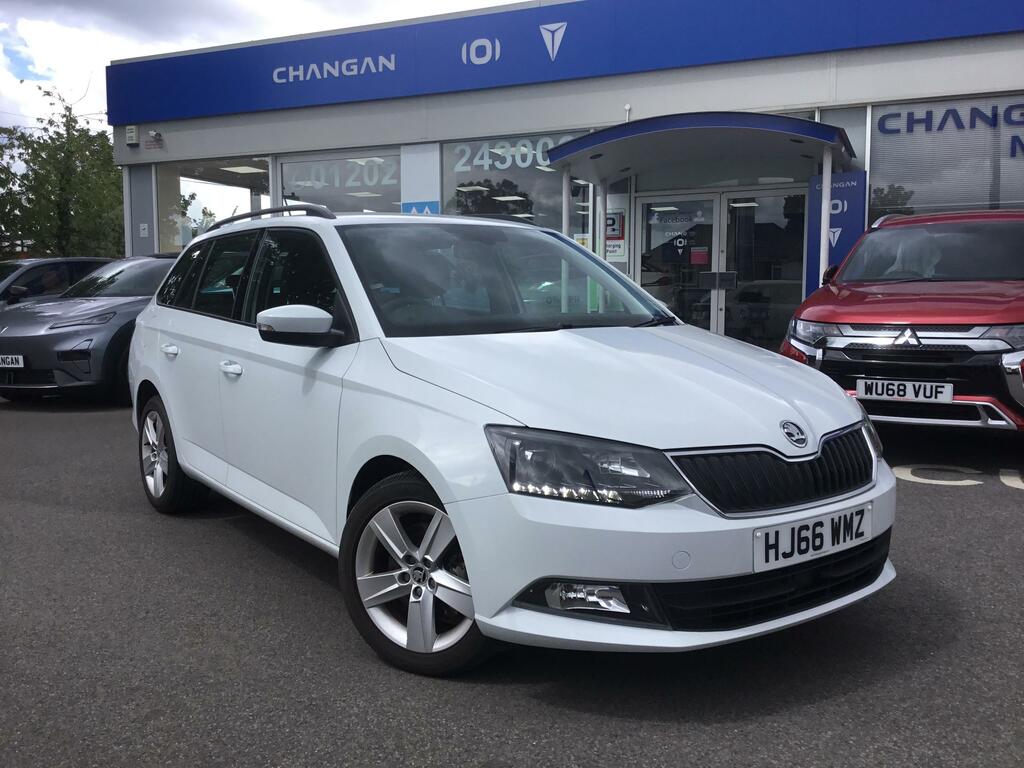 Skoda Fabia 1.2 Tsi Se L Estate Dsg Euro 6 Ss 1 White