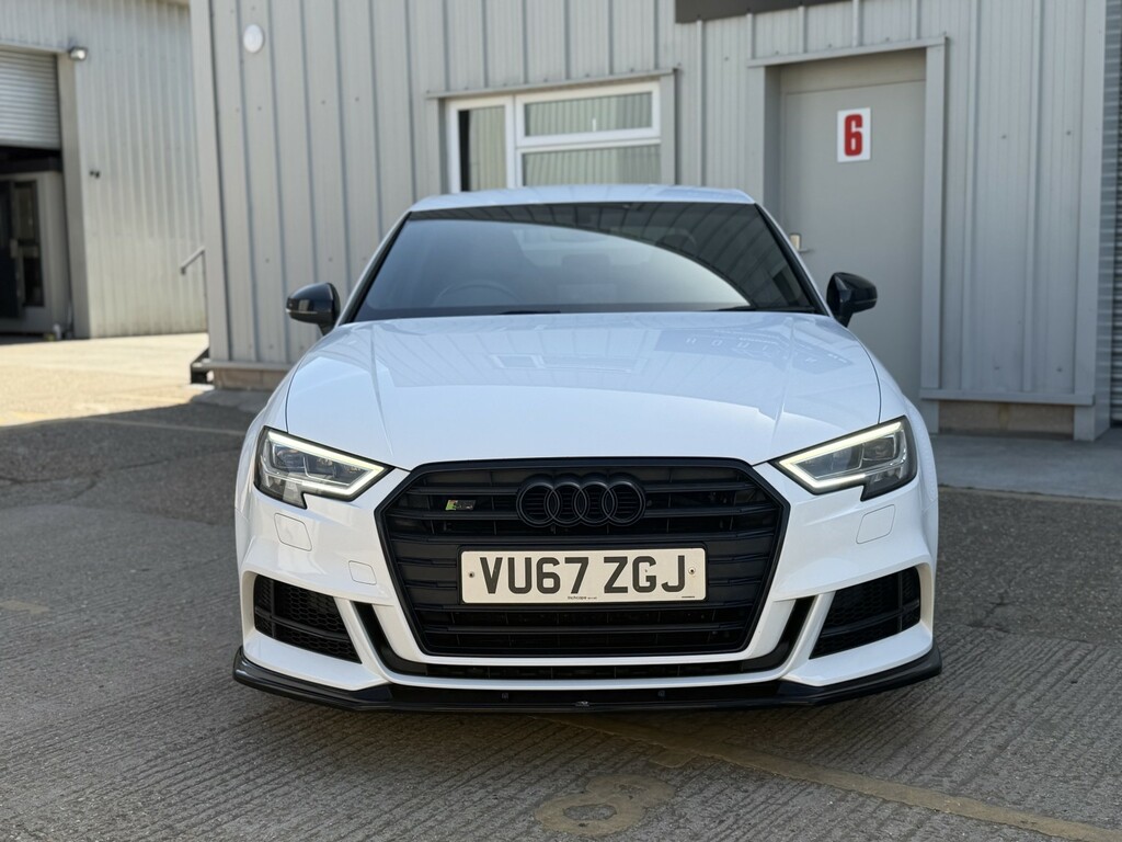 Audi S3 Saloon 2.0 Tfsi Black Edition 201767 VU67ZGJ White #3