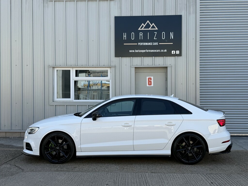 Audi S3 Saloon 2.0 Tfsi Black Edition 201767 VU67ZGJ White #5