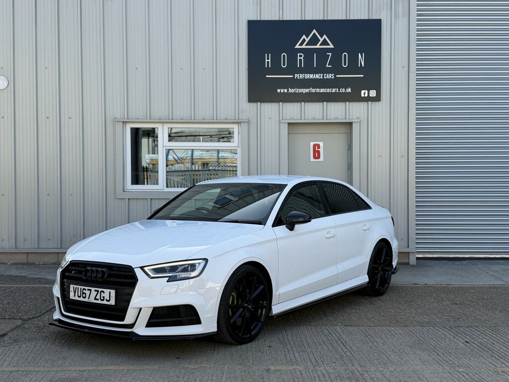 Audi S3 Saloon 2.0 Tfsi Black Edition 201767 VU67ZGJ White #4