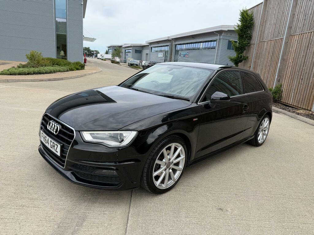 Audi A3 1.4 Tfsi S Line Euro 6 Ss FH64GRZ Black #3