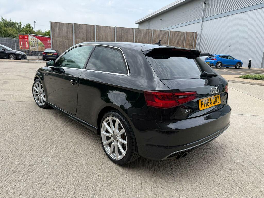 Audi A3 1.4 Tfsi S Line Euro 6 Ss FH64GRZ Black #2