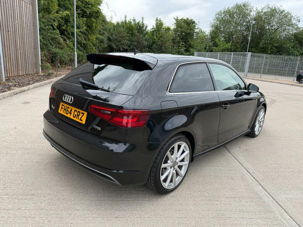 Audi A3 1.4 Tfsi S Line Euro 6 Ss FH64GRZ Black #4