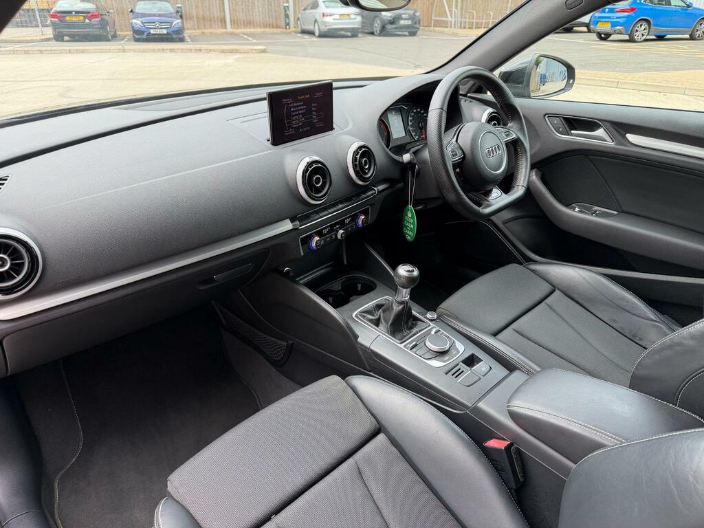 Audi A3 1.4 Tfsi S Line Euro 6 Ss FH64GRZ Black #5
