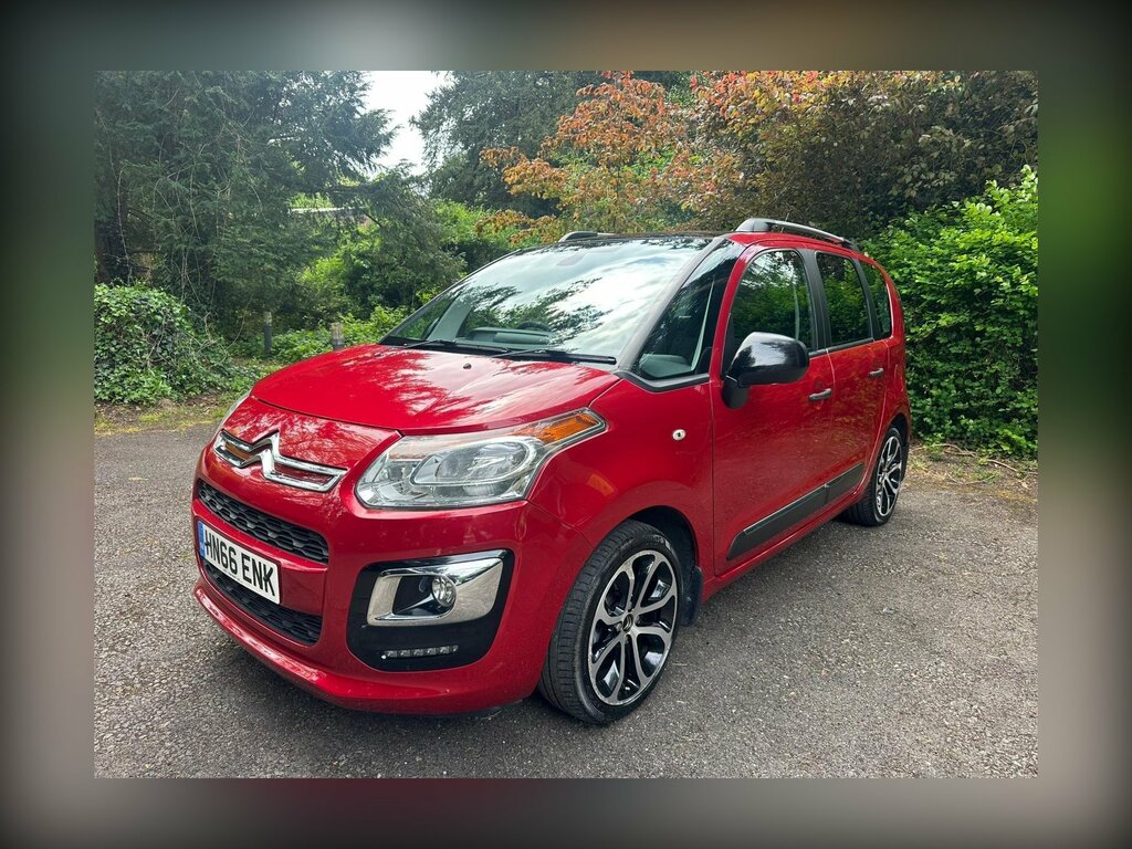 Citroen C3 Picasso 1.6 Bluehdi Platinum Euro 6 Red