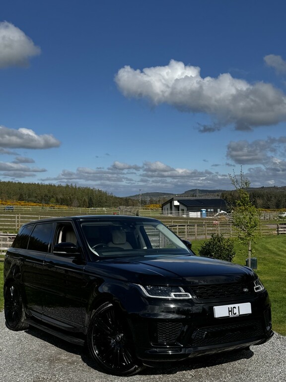 Land Rover Range Rover Sport Suv 3.0 Sd V6 Hse Dynamic 2019 HJ69KUR Black #2