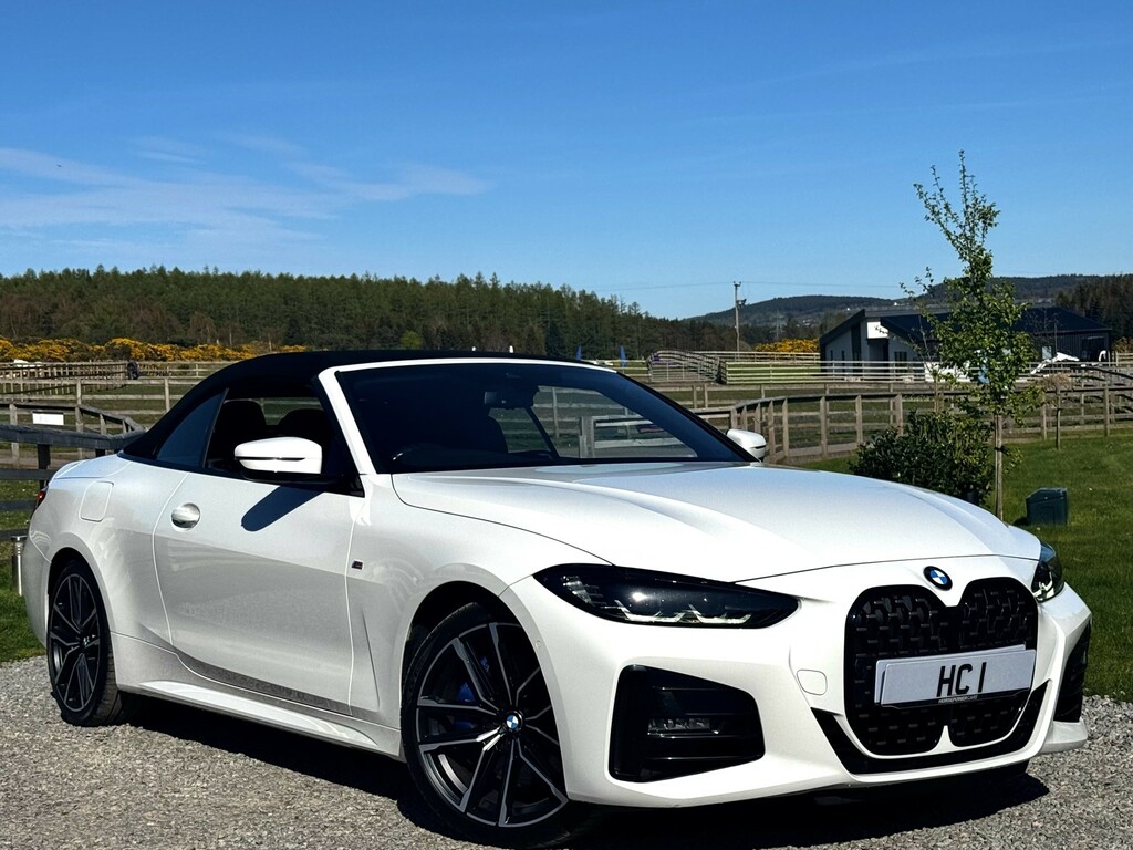 BMW 4 Series Convertible 2.0 420I M Sport Convertible 2021 SB21WVG White #2