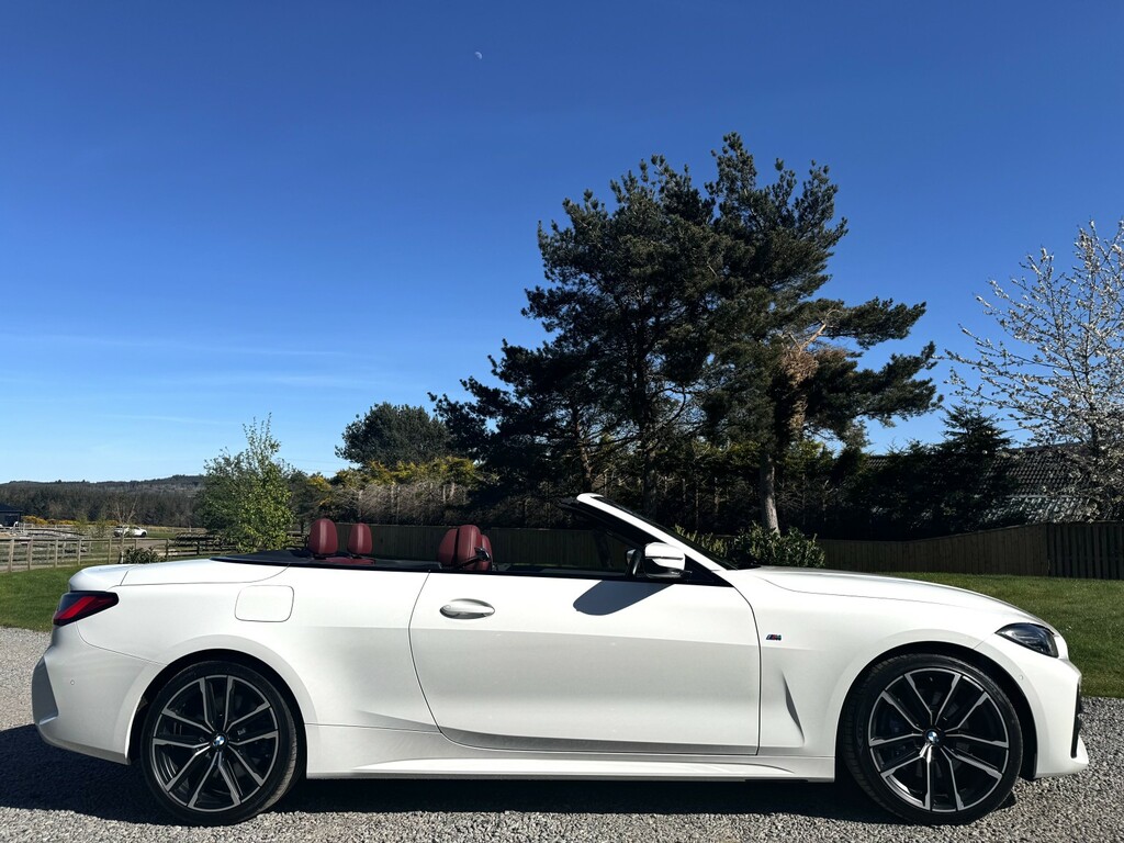 BMW 4 Series Convertible 2.0 420I M Sport Convertible 2021 SB21WVG White #5
