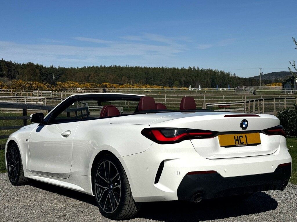 BMW 4 Series Convertible 2.0 420I M Sport Convertible 2021 SB21WVG White #4